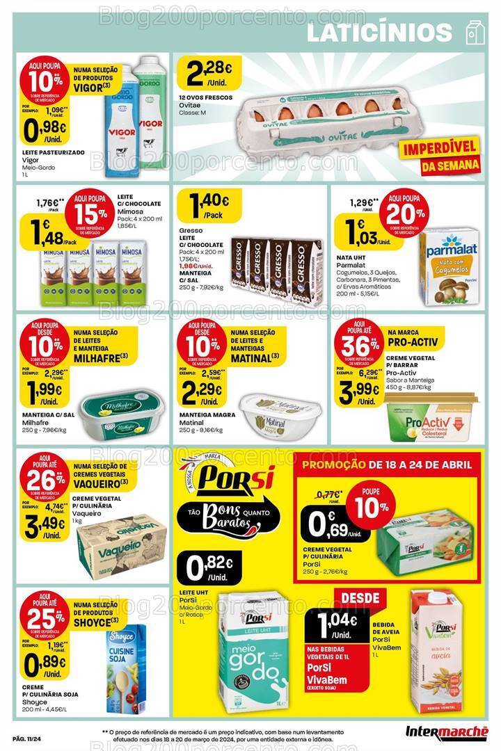 Antevisão Folheto INTERMARCHÉ Promoções de 18 a 24 abril