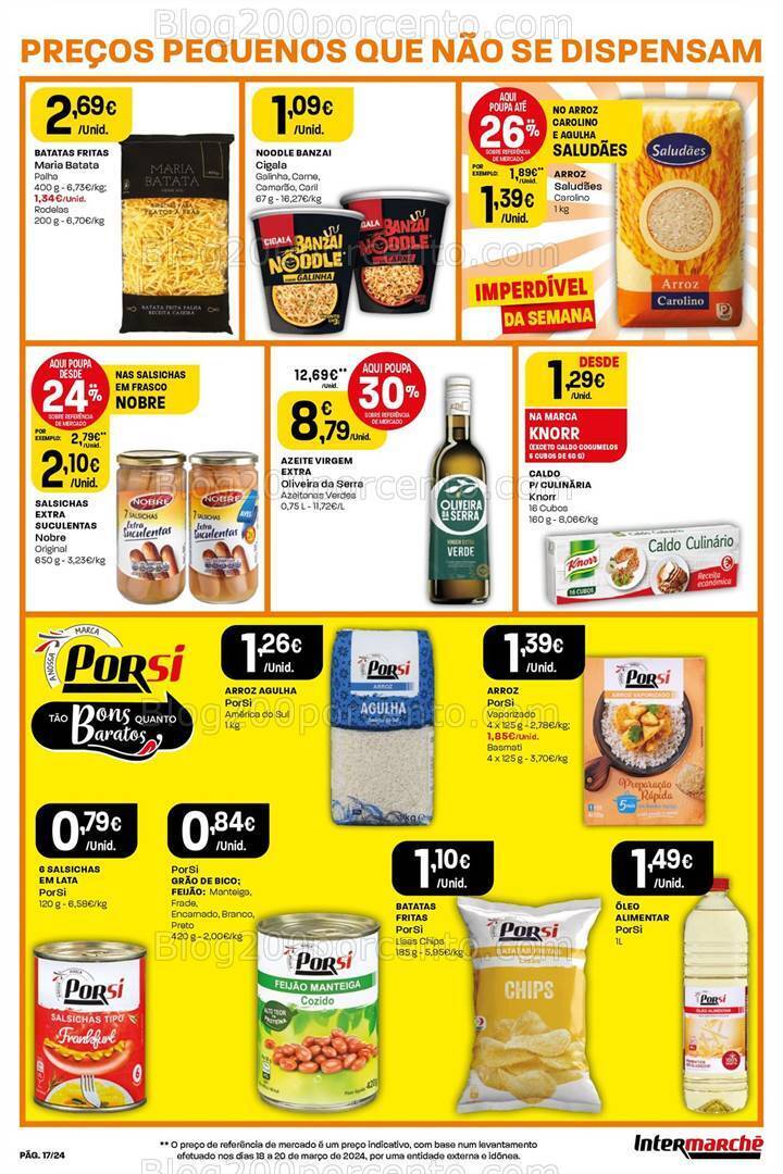 Antevisão Folheto INTERMARCHÉ Promoções de 18 a 24 abril