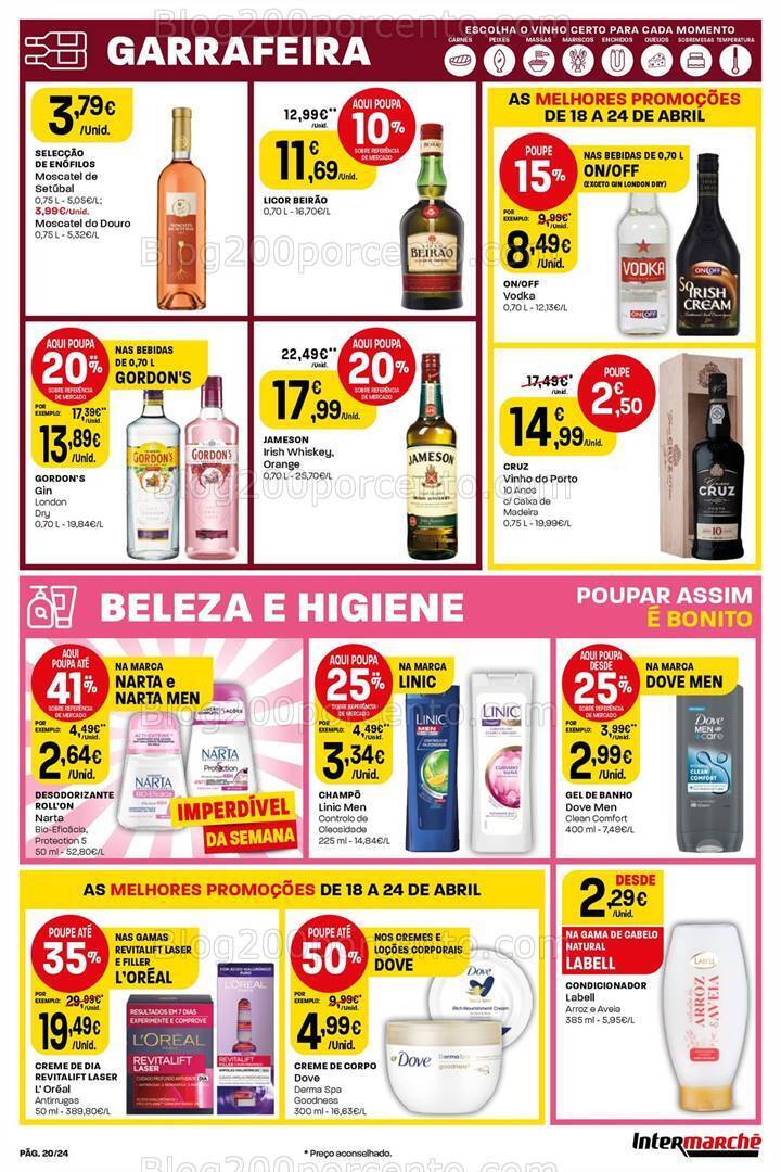 Antevisão Folheto INTERMARCHÉ Promoções de 18 a 24 abril