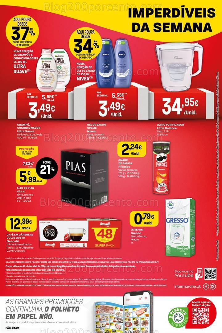 Antevisão Folheto INTERMARCHÉ Promoções de 18 a 24 abril
