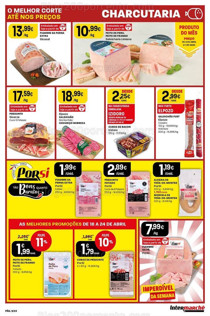 Antevisão Folheto INTERMARCHÉ Promoções de 18 a 24 abril
