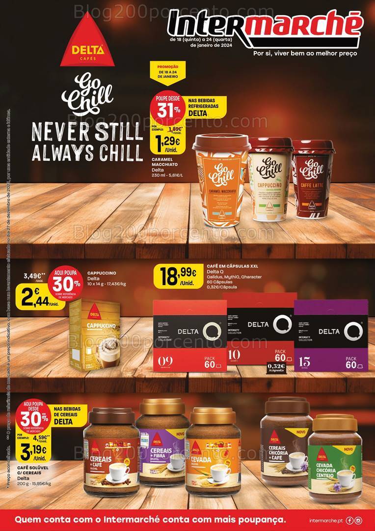 Antevisão Folheto INTERMARCHÉ Especial Delta Promoções de 18 a 24 janeiro