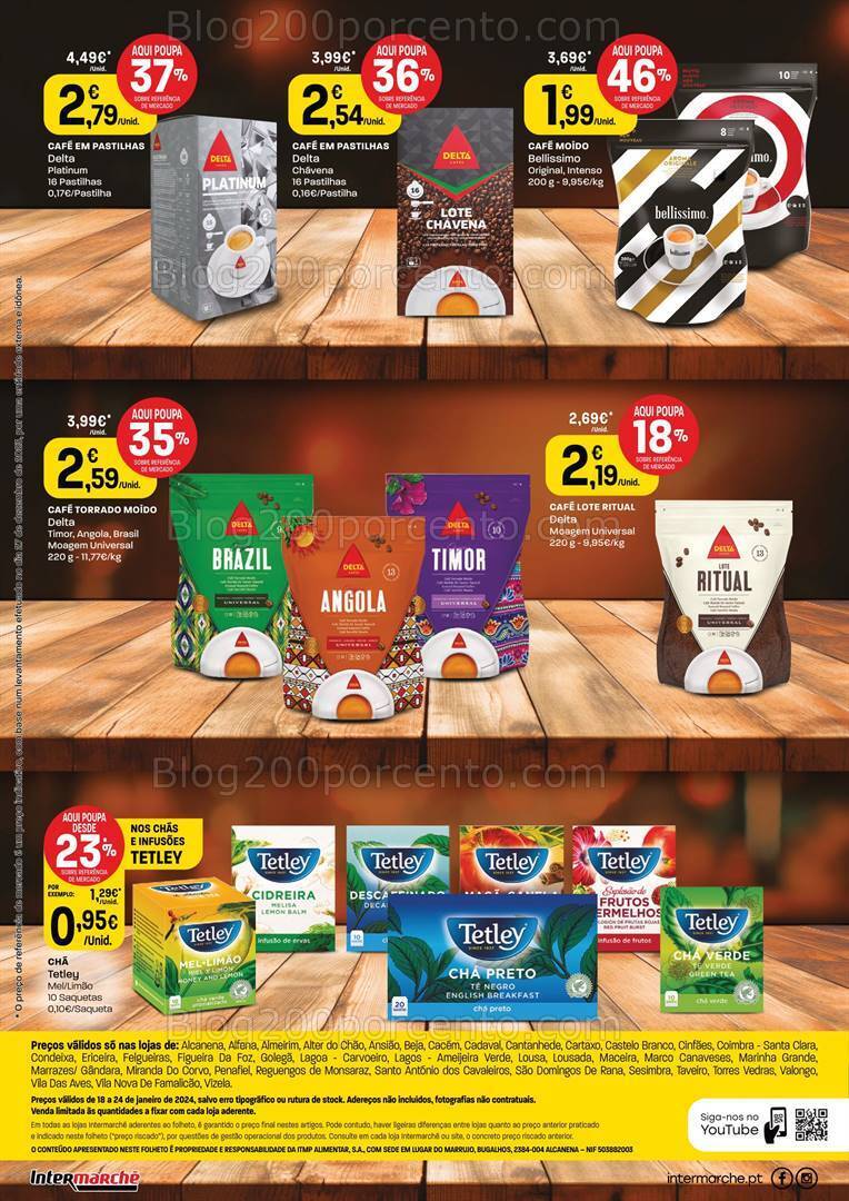 Antevisão Folheto INTERMARCHÉ Especial Delta Promoções de 18 a 24 janeiro