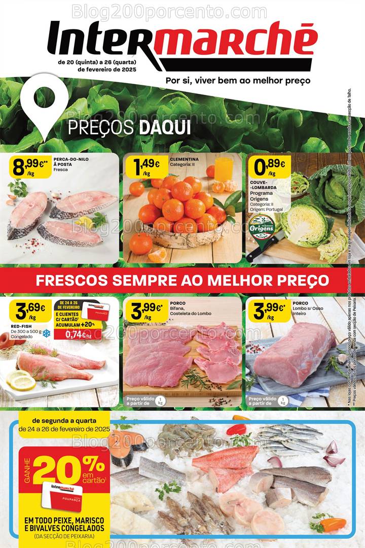 Antevisão Folheto INTERMARCHÉ Promoções de 20 a 26 fevereiro