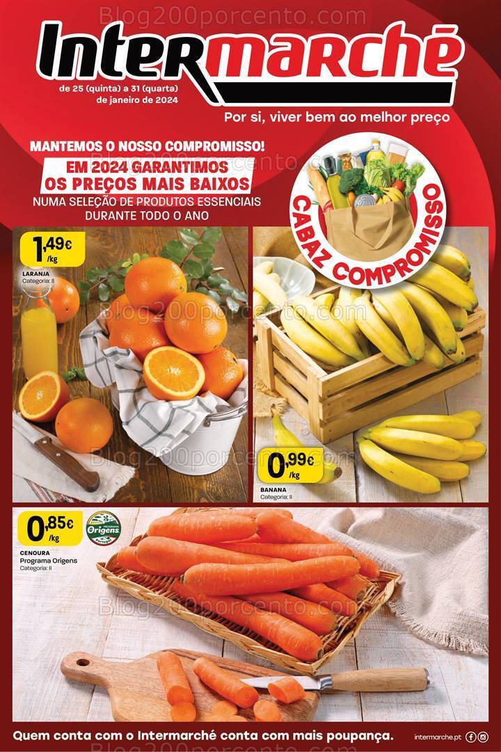 Antevisão Folheto INTERMARCHÉ Mini Promoções de 25 a 31 janeiro