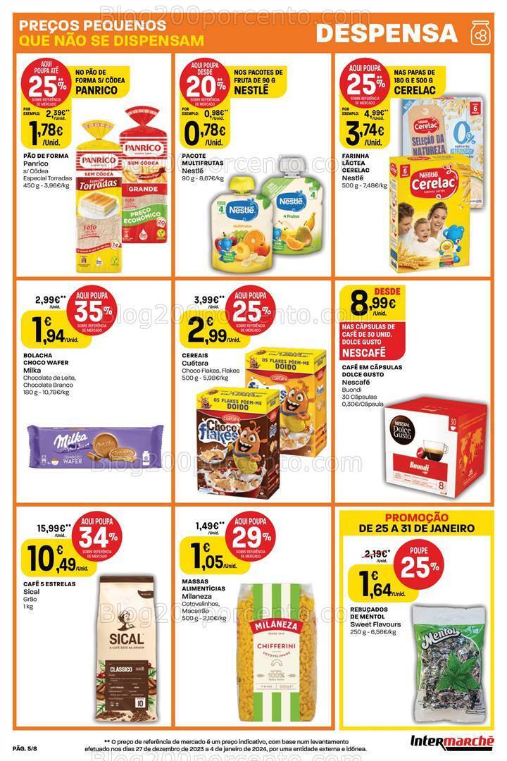 Antevisão Folheto INTERMARCHÉ Mini Promoções de 25 a 31 janeiro