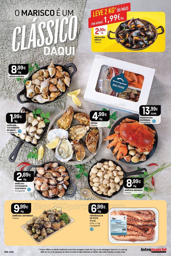 Antevisão Folheto INTERMARCHÉ Super Promoções de 26 a 31 dezembro