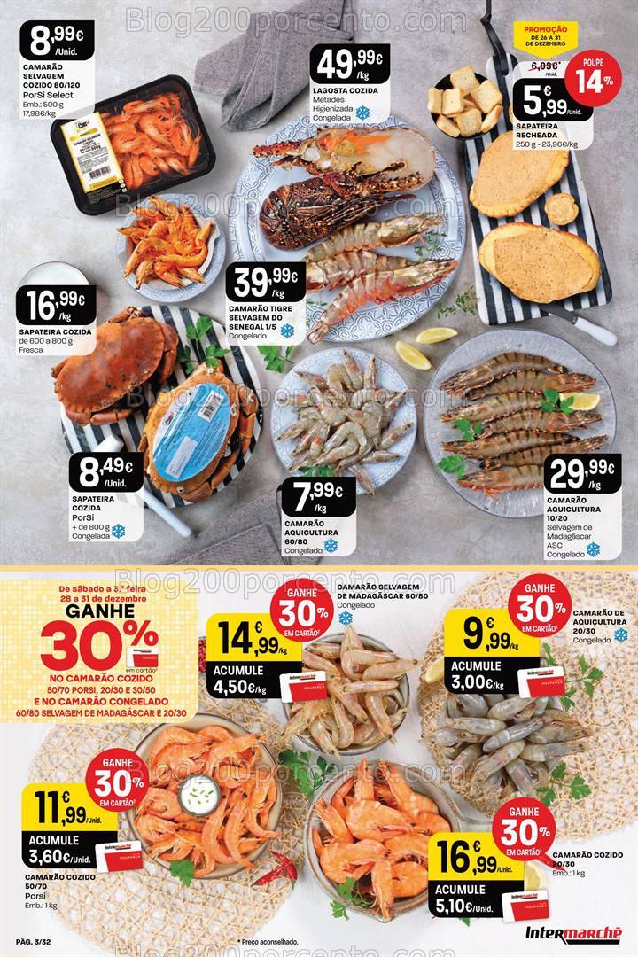 Antevisão Folheto INTERMARCHÉ Super Promoções de 26 a 31 dezembro