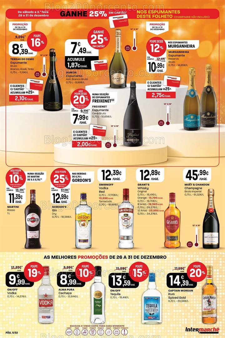 Antevisão Folheto INTERMARCHÉ Super Promoções de 26 a 31 dezembro