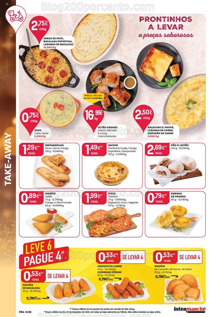 Antevisão Folheto INTERMARCHÉ Super Promoções de 26 a 31 dezembro