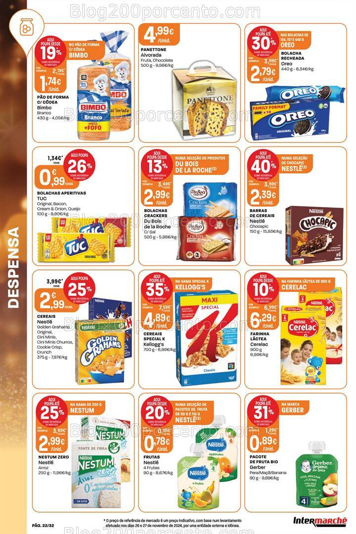 Antevisão Folheto INTERMARCHÉ Super Promoções de 26 a 31 dezembro