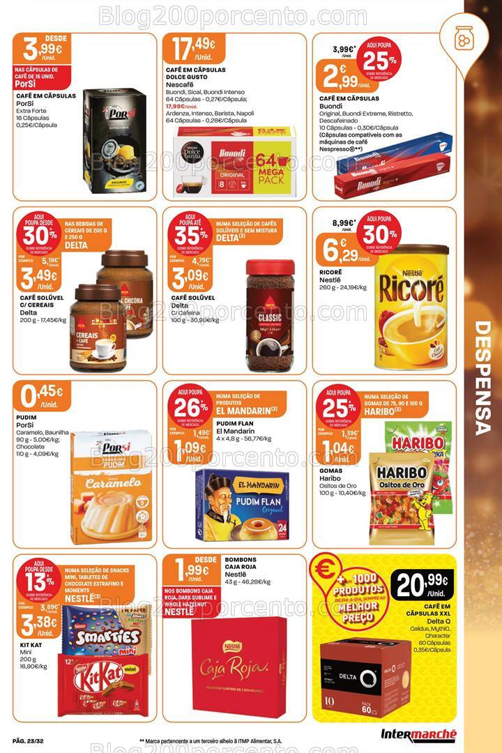 Antevisão Folheto INTERMARCHÉ Super Promoções de 26 a 31 dezembro
