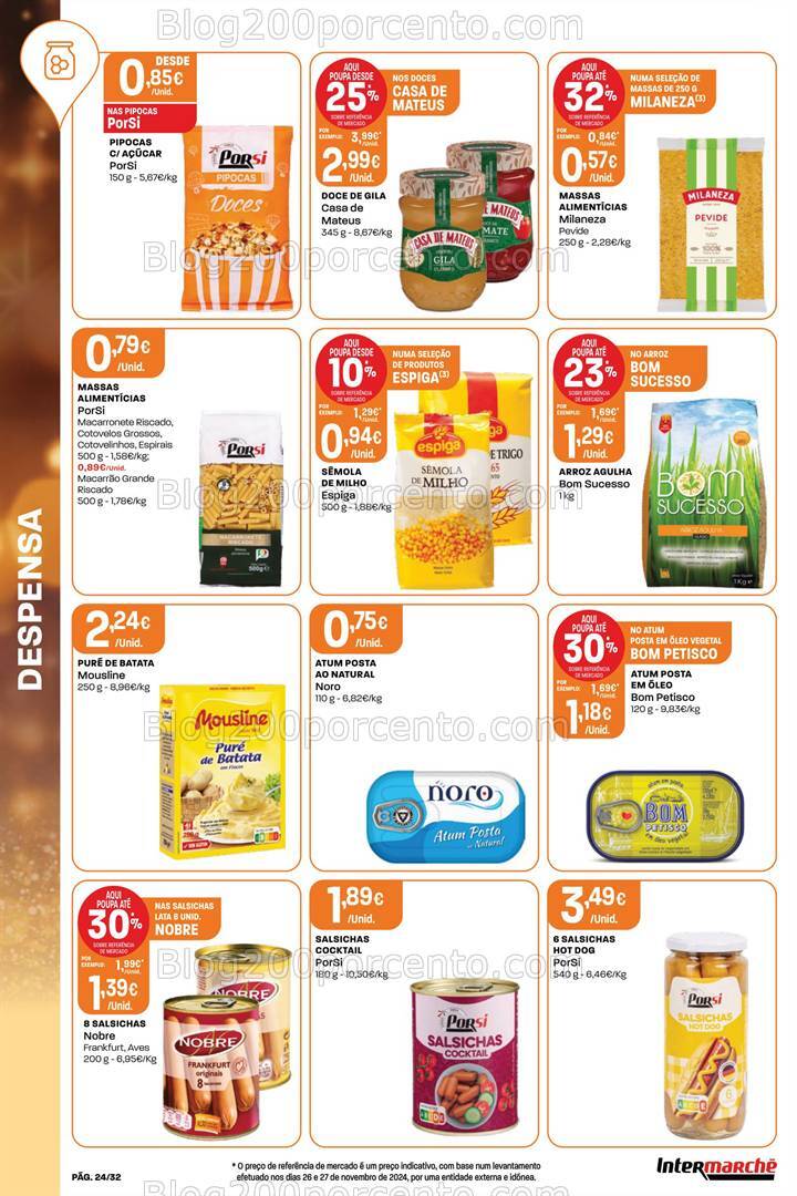 Antevisão Folheto INTERMARCHÉ Super Promoções de 26 a 31 dezembro