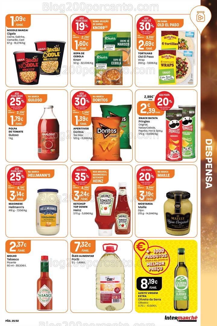 Antevisão Folheto INTERMARCHÉ Super Promoções de 26 a 31 dezembro