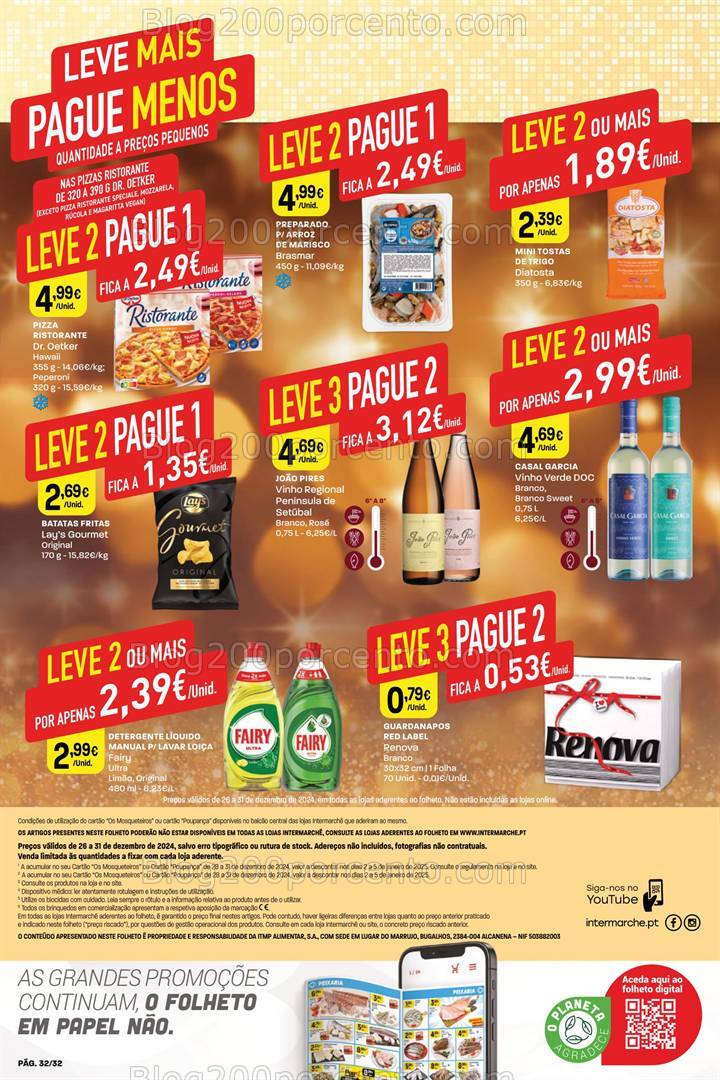 Antevisão Folheto INTERMARCHÉ Super Promoções de 26 a 31 dezembro