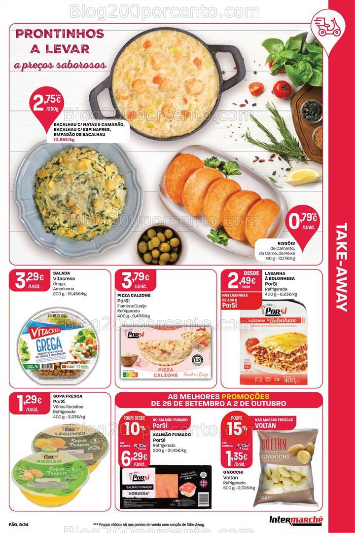 Antevisão Folheto INTERMARCHÉ Promoções de 26 setembro a 2 outubro