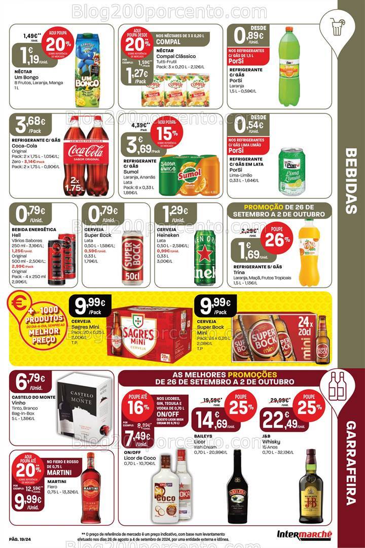 Antevisão Folheto INTERMARCHÉ Promoções de 26 setembro a 2 outubro