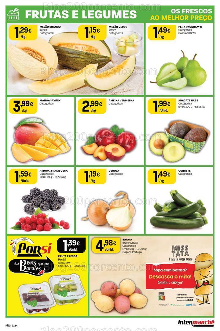 Antevisão Folheto INTERMARCHÉ Promoções de 27 junho a 3 julho