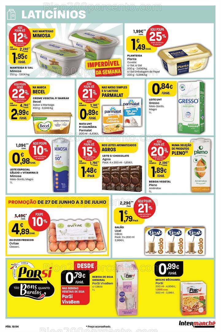 Antevisão Folheto INTERMARCHÉ Promoções de 27 junho a 3 julho