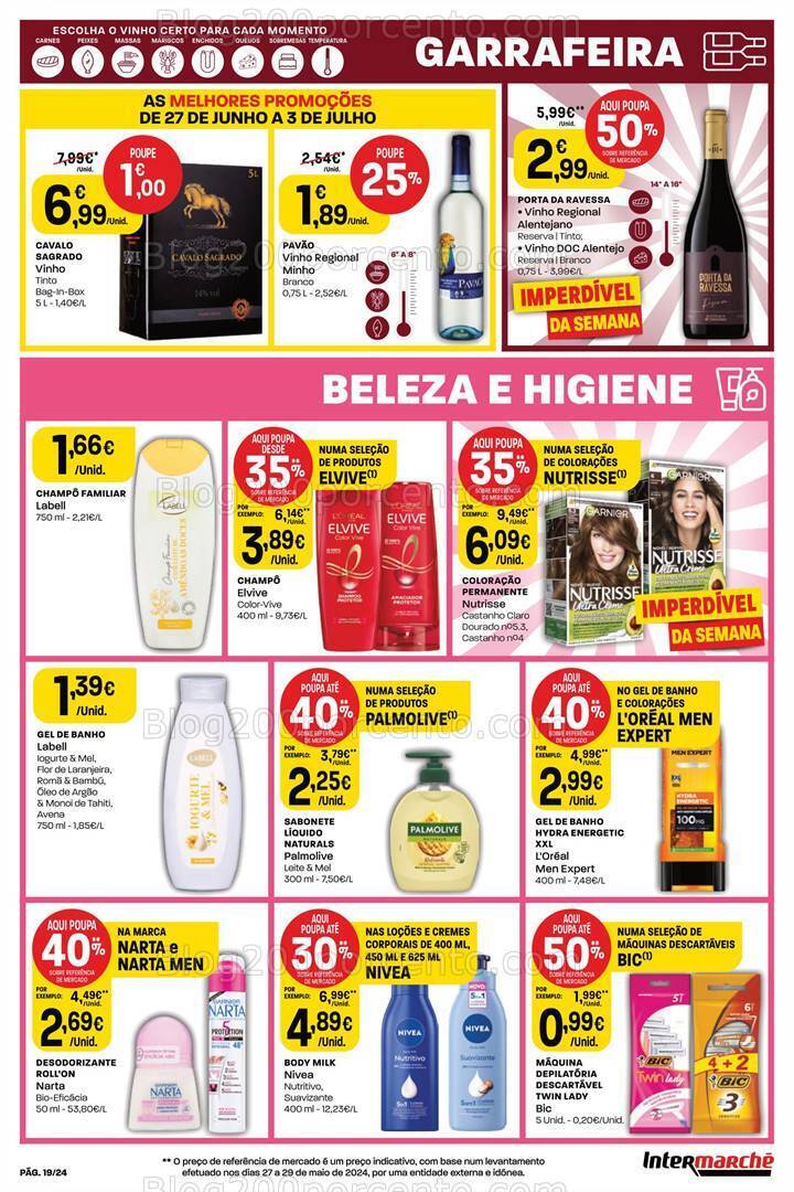Antevisão Folheto INTERMARCHÉ Promoções de 27 junho a 3 julho