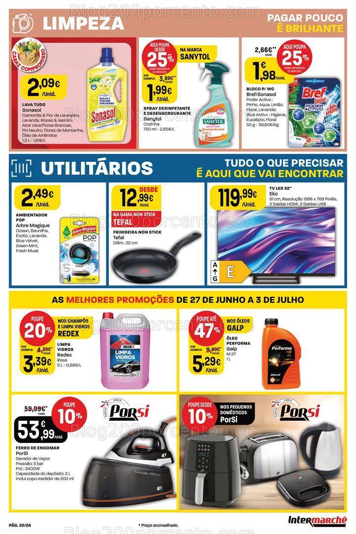 Antevisão Folheto INTERMARCHÉ Promoções de 27 junho a 3 julho