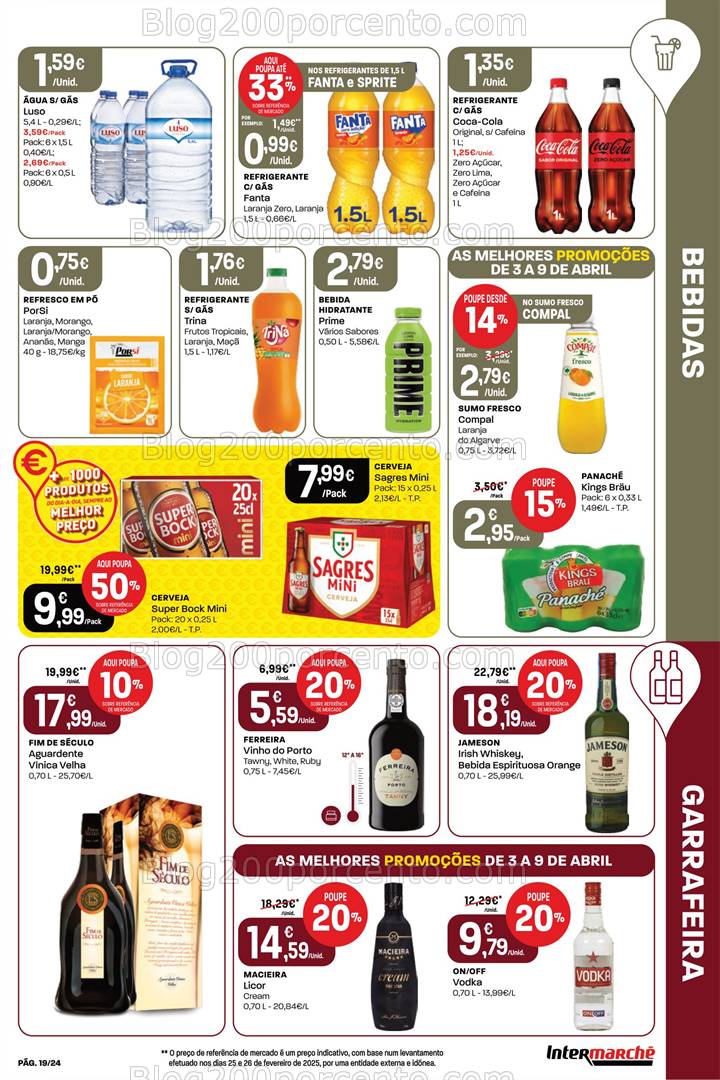 Antevisão Folheto INTERMARCHÉ Super Promoções de 3 a 9 abril