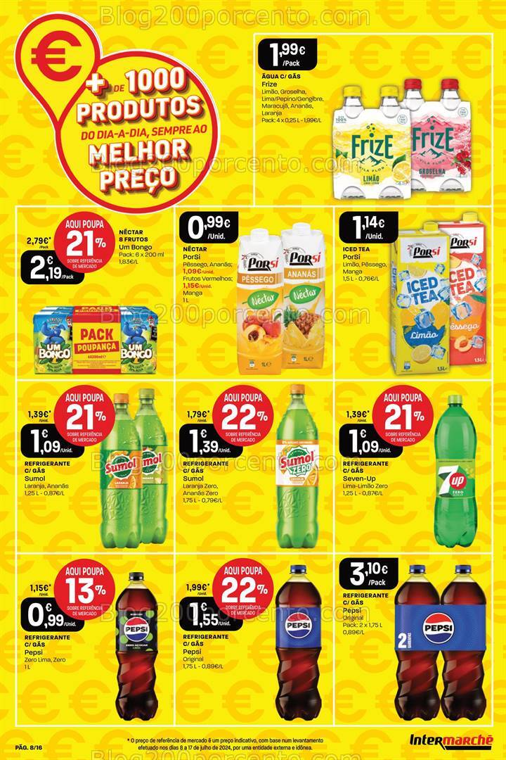 Antevisão Folheto INTERMARCHÉ Extra Promoções de 3 agosto a 6 setembro