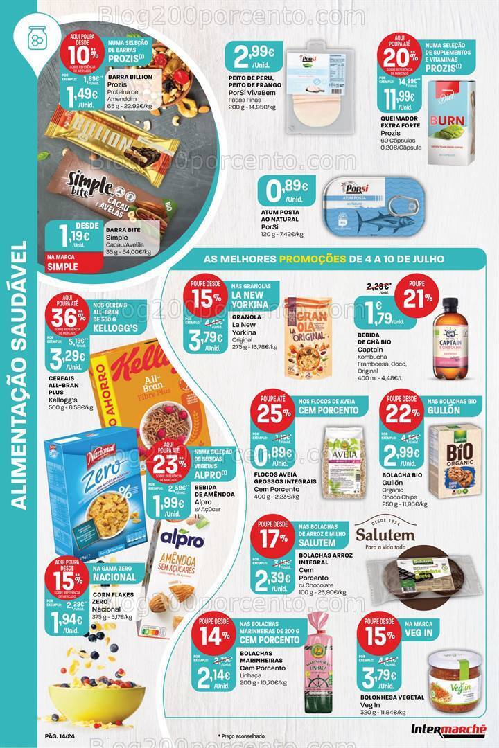 Antevisão Folheto INTERMARCHÉ Promoções de 4 a 10 julho