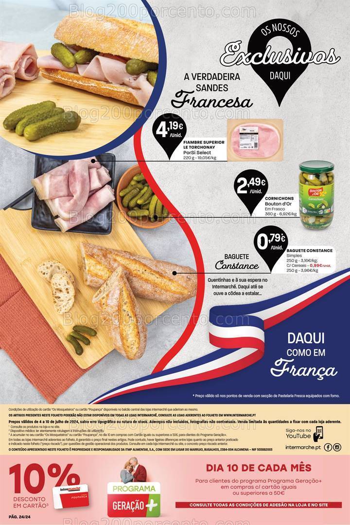 Antevisão Folheto INTERMARCHÉ Promoções de 4 a 10 julho
