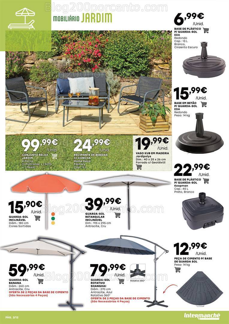 Antevisão Folheto INTERMARCHÉ Ar Livre Promoções de 2 maio a 12 junho