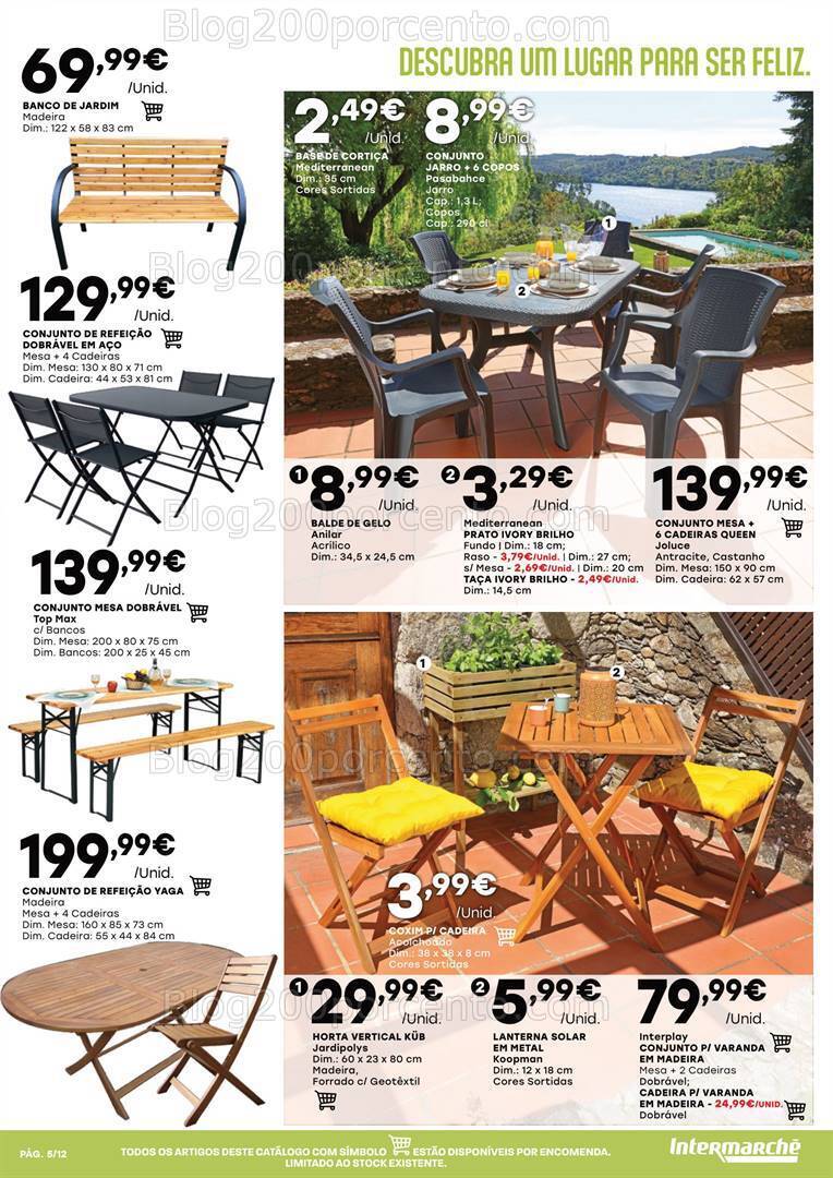 Antevisão Folheto INTERMARCHÉ Ar Livre Promoções de 2 maio a 12 junho