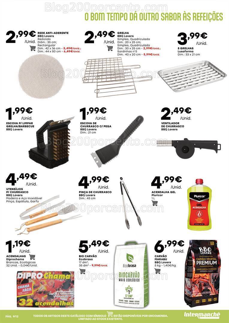 Antevisão Folheto INTERMARCHÉ Ar Livre Promoções de 2 maio a 12 junho