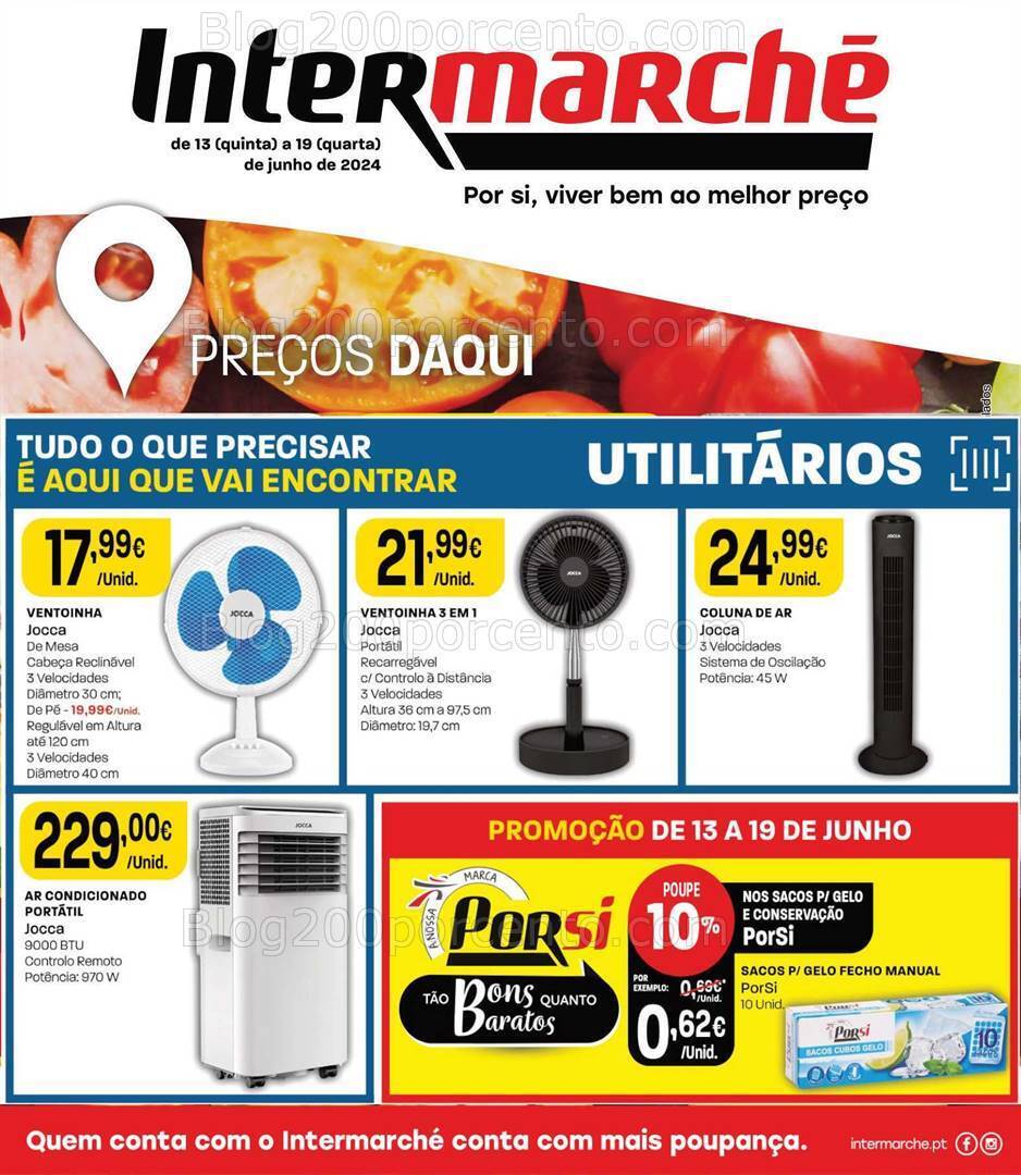 Antevisão Folheto INTERMARCHÉ Bazar Promoções de 13 a 19 junho