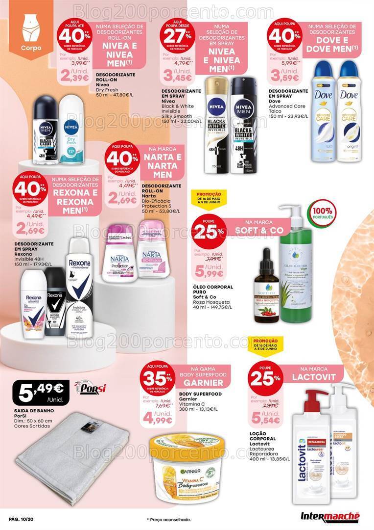 Antevisão Folheto INTERMARCHÉ Beleza Promoções de 16 maio a 5 junho