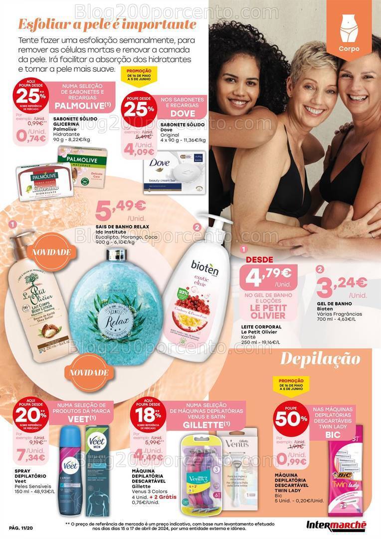 Antevisão Folheto INTERMARCHÉ Beleza Promoções de 16 maio a 5 junho