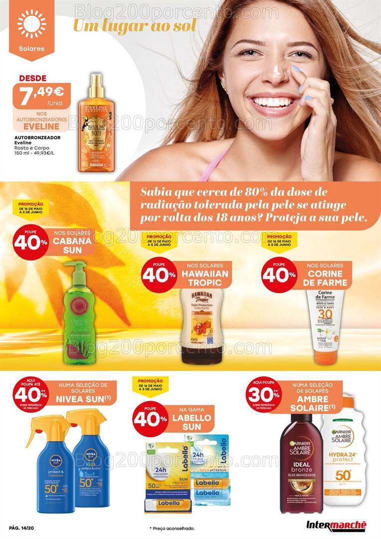 Antevisão Folheto INTERMARCHÉ Beleza Promoções de 16 maio a 5 junho