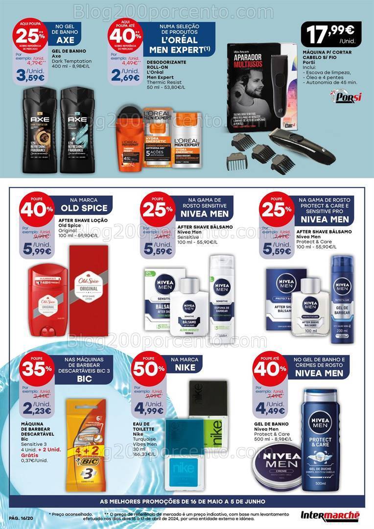 Antevisão Folheto INTERMARCHÉ Beleza Promoções de 16 maio a 5 junho
