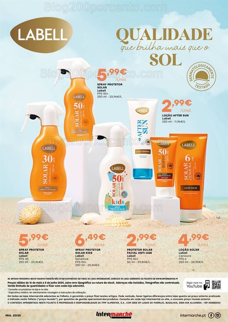 Antevisão Folheto INTERMARCHÉ Beleza Promoções de 16 maio a 5 junho