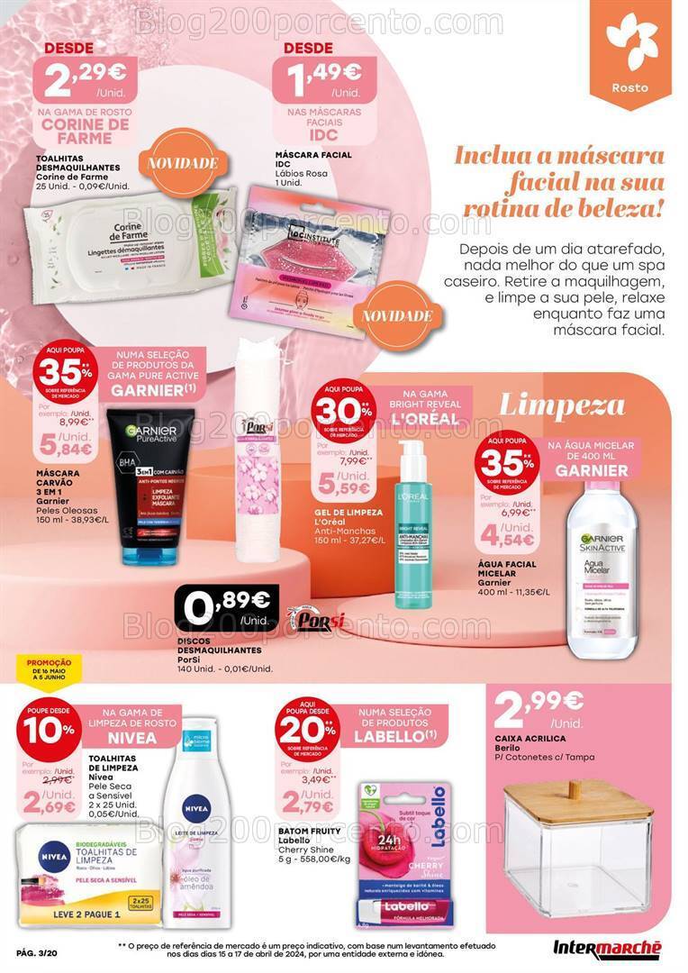 Antevisão Folheto INTERMARCHÉ Beleza Promoções de 16 maio a 5 junho