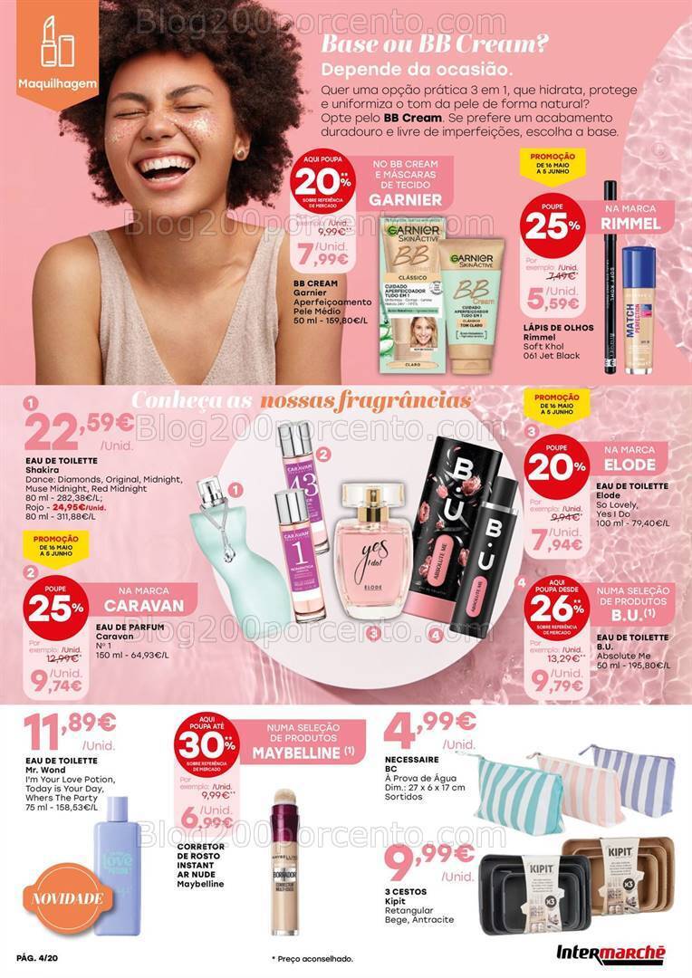 Antevisão Folheto INTERMARCHÉ Beleza Promoções de 16 maio a 5 junho