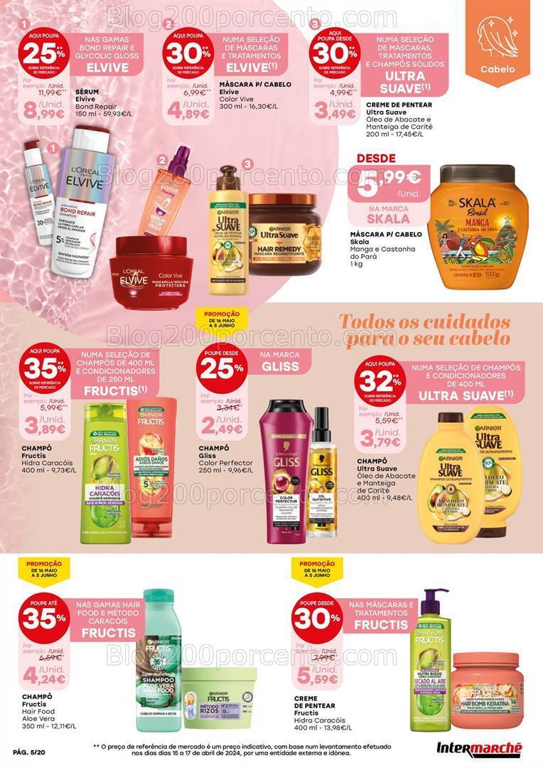 Antevisão Folheto INTERMARCHÉ Beleza Promoções de 16 maio a 5 junho