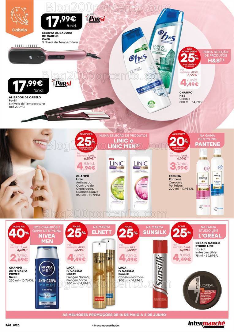 Antevisão Folheto INTERMARCHÉ Beleza Promoções de 16 maio a 5 junho