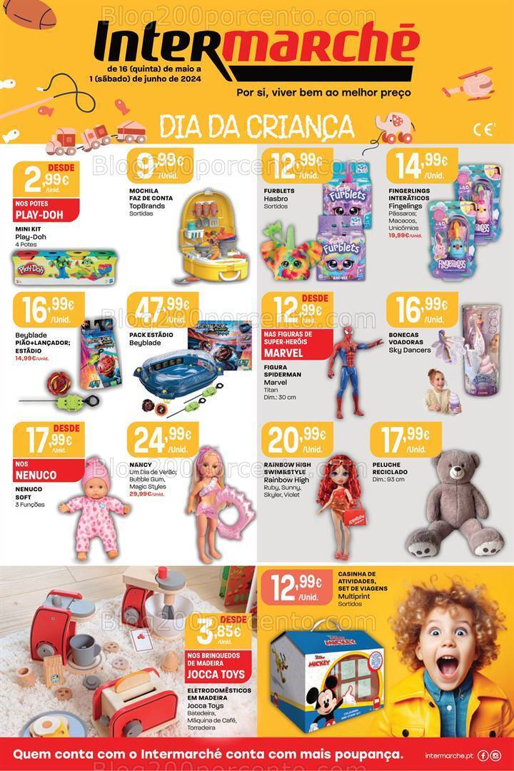Antevisão Folheto INTERMARCHÉ Especial Dia da Criança - 16 maio a 1 junho