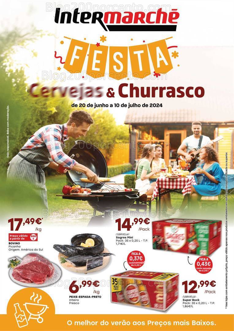 Antevisão Folheto INTERMARCHÉ Especial Churrasco Promoções de 20 junho a 10 julho