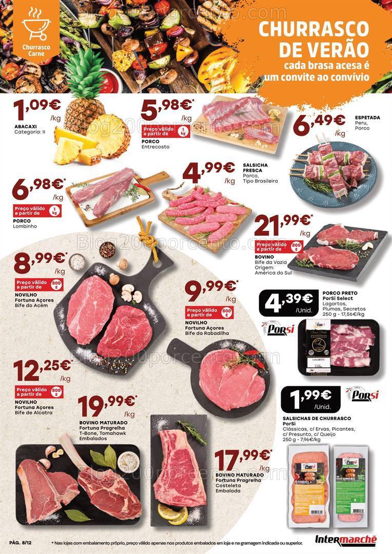 Antevisão Folheto INTERMARCHÉ Especial Churrasco Promoções de 20 junho a 10 julho