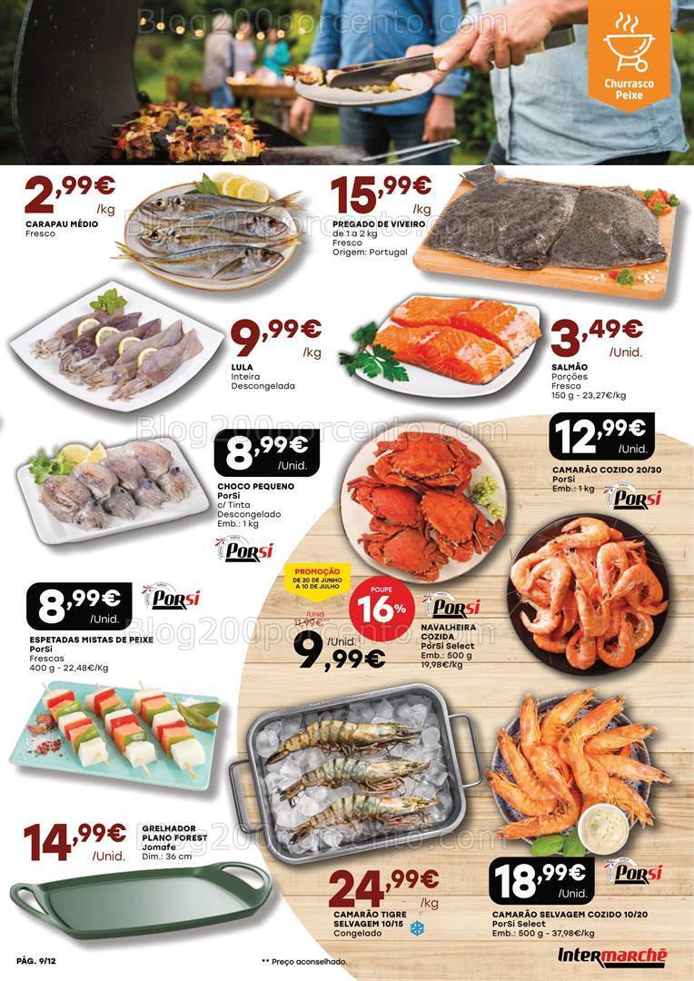 Antevisão Folheto INTERMARCHÉ Especial Churrasco Promoções de 20 junho a 10 julho