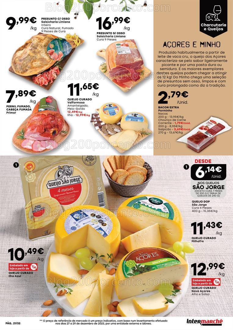 Antevisão Folheto INTERMARCHÉ Feira Queijos Enchidos e Vinhos - 25 janeiro a 14 fevereiro