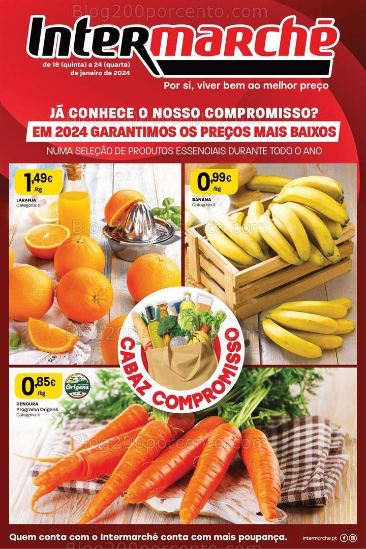 Antevisão Folheto INTERMARCHÉ Mini Promoções de 18 a 24 janeiro