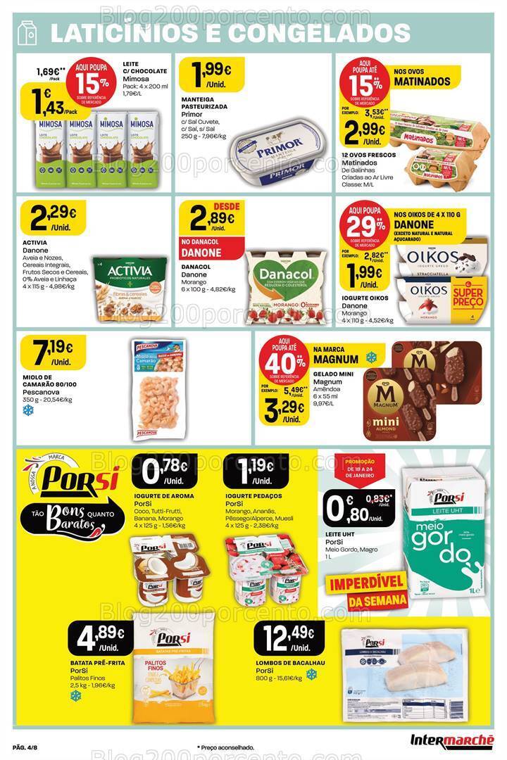 Antevisão Folheto INTERMARCHÉ Mini Promoções de 18 a 24 janeiro