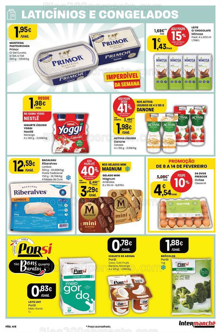 Antevisão Folheto INTERMARCHÉ Mini Promoções de 8 a 14 fevereiro